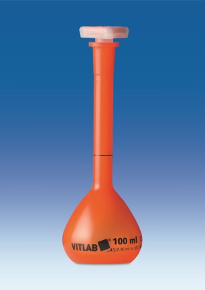 【販売終了】遮光PMPメスフラスコNS #673950 100mL