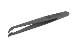 プラスチックピンセット SI-P2ABE ESD(黒)