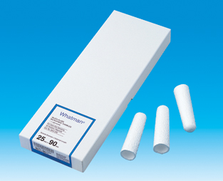 高純度ガラス製円筒ろ紙 25×90mm 25本