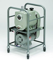 佐藤真空 ベルト駆動型油回転真空ポンプ 4脚架台 TSW-100N 三相 200V 60Hz