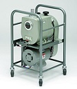 佐藤真空 ベルト駆動型油回転真空ポンプ 4脚架台 TSW-100N 三相 200V 60Hz