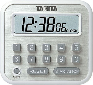 タニタ デジタルタイマー TD-375 ホワイト
