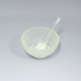 硝子乳鉢 乳棒付 150mm
