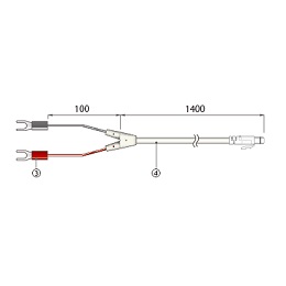 エスペックミック パルス入力接続ケーブル PIH-1010